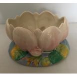 Clarice Cliff Crown Staffordshire jardiniere 13 cm wide