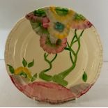 Clarice Cliff Viscaria pattern Royal Staffordshire pottery plate