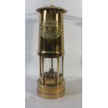 E. Thomas and Williams brass Cambrian miners lamp.