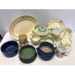 Box of miscellaneous ceramics including Villeroy & Boch mug a/f, Burleigh ware Susie Cooper, Royal