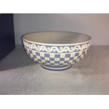 A Wedgwood museum series bowl after an original 18th century design, decorated with a diced
