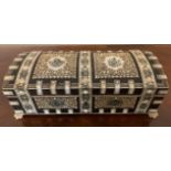 Good quality Vizagapatam Anglo Indian oblong box 25cm long