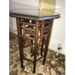Octagonal occasional table top. 33cms d.