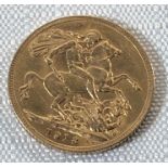 Gold Sovereign 1913.