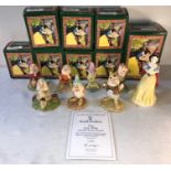 Royal Doulton Snow White and the Seven Dwarfs. Set No. 1049, Mint, boxed and unused condition with