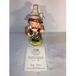 A ROYAL CROWN DERBY CHINA "TALL MILLENNIUM DWARF", 1999, No.50 of a limited edition of 100. Mint,