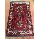 Good oriental rug 181cm long x 110 wide