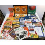 Collection of football programmes to include Hull City home and away 1980's era and assorted other