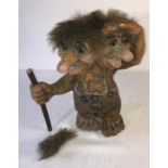 A Norwegian Nyform troll, tail broken. 27cms h.