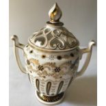 Royal Worcester Heritage Collection pot pourri of urn form, 18cm h.- Mint, boxed and unused