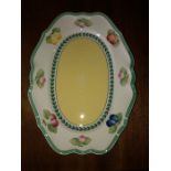 A large quantity of Villeroy & Boch french garden pattern tableware to include 4 pasta bowls, 2 soup