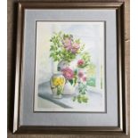Portmeirion Ltd edition floral print, 30/750 signed Angharad Menna
