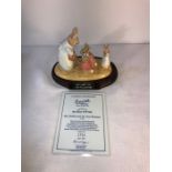 Beswick Beatrix Potter Tableau 'Mrs. Rabbit and the four Bunnies', model No. P3672, limited