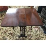 Edwardian mahogany Sutherland table.