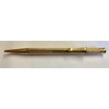 Samson Mordan Everpoint 9 carat gold pencil 11cms l.