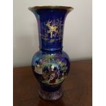Carlton Ware Bleu Royale vase