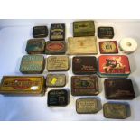 Twenty various vintage tins and Yardleys powder box including gold flake etc.
