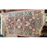 Turkish hand knotted rug, 175 x 125cms.
