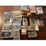 Large collection of vintage cigarette cards