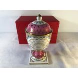 A Spode commemorative vase and cover “To Celebrate The 90th Birthday of HM Queen Elizabeth The Queen