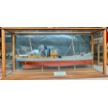 Good ship builders model for SS Warwick Deeping built 1934 by Cochrane & Sons. Selby