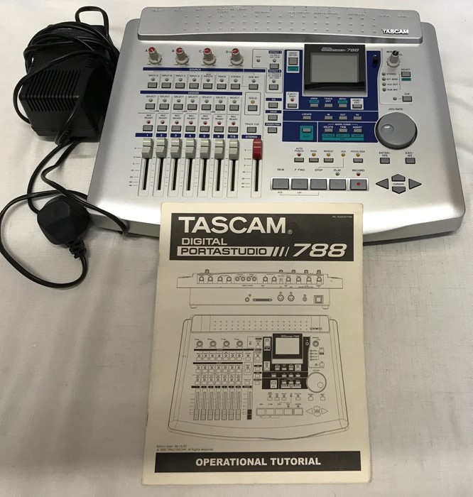 Tascam digital Portastudio 788 with manual.