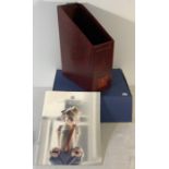 LLADRO Society magazine holder. Boxed and mint.