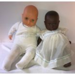 Two EFFE Italian baby dolls. 53cms approx.