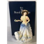 Royal Doulton figure, Emily HN3688, Boxed and mint.