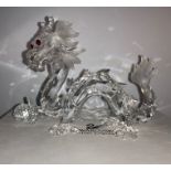 Swarovski, The Dragon, 1997 Fabulous Creatures edition, Boxed and mint.