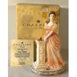 Coalport figure Lady Sylvia, English Rose Collection, limited edition, No 444, boxed and mint.