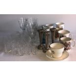 Miscellaneous to include glass, ceramics, silver plate, coronations mugs etc.