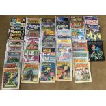 Collection of action magazines and comics, 2000AD, Battle, Valiant, Viz, Marvel and DC, Halls of