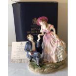Royal Worcester figure, 'With Love' Limited Edition, No 1 of 500. Boxed and mint.