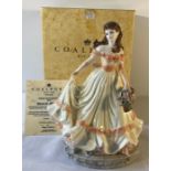 Coalport figure Admired Miranda from the English Rose collection, limited edition, boxed and mint.
