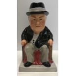 Staffordshire fine ceramics Toby jug, Sir WInston Churchill Ltd Ed 39 of 1000.