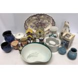 Ceramics including Wade teapot, Royal Doulton, Hammersley & Co, Wood & Sons, Crown Devon, Radford,