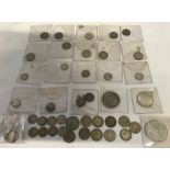 British silver coin collection, Sixpences, Threepence's Half Crown Two Shilling.