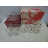 Zwiesel glassware, Germany, Lead crystal Revue Bowl set of 6 Brandy Glasses and 4 other assorted.