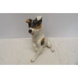 Just Cats and Friends pottery dog figurine, Jack Russell, 30cms t.