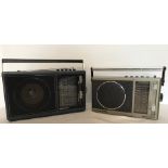 Two Grundig portable radios. Music Boy 160 and Music Boy 165.