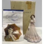 Coalport figurine, Jane, 13cms t, circa 1994, boxed.