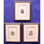 A SET OF THREE FRAMED PRINTS, AFTER J.M.W. TURNER, published by Robert Cadell & Hodgson, as
