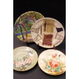 A COLLECTION OF PLATES, includes; (i) A Suzanne Kathuda signed plate - Royal Academy 1991 stamp