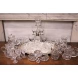 A LARGE COLLECTION OF GLASSWARE, includes; (i) Waterford Sifter, (ii) Waterford Bowl, (iii)