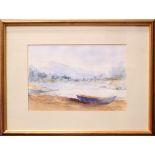 EOIN LAVELLE, "CLIFDEN", watercolour on paper, signed lower right, signed, inscribed and dated