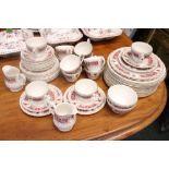 A TEA SET FOR 12, 'Rialto' Ironstone ware, by Myott, includes; 12 cups, 12 saucers, plates, 2