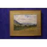 EARLY 20TH CENTURY, IRISH SCHOOL, "LANDSCAPE", watercolour on paper, unsigned, 14" x 10" approx