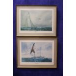 PETER HOGAN, (IRISH 20TH CENTURY) A PAIR OF SIGNED PRINTS, (i) 'Donald Seerle', signed print, signed