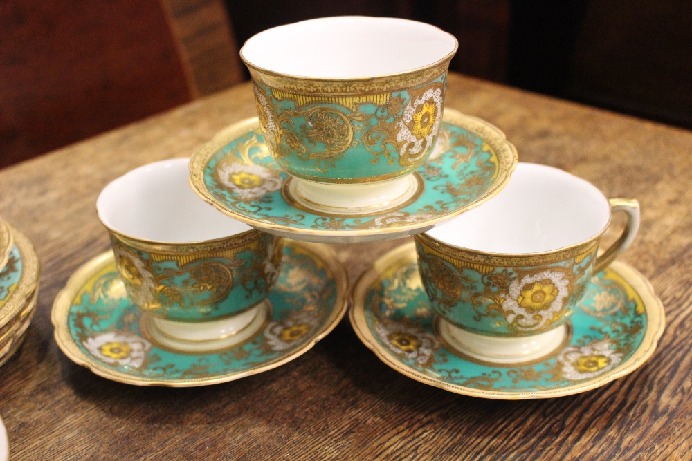 A MIETO CHINA TEA SET, includes; (11) cups, (9) saucers, (12) plates, (2) bowls, (2) sandwich / cake - Image 2 of 6